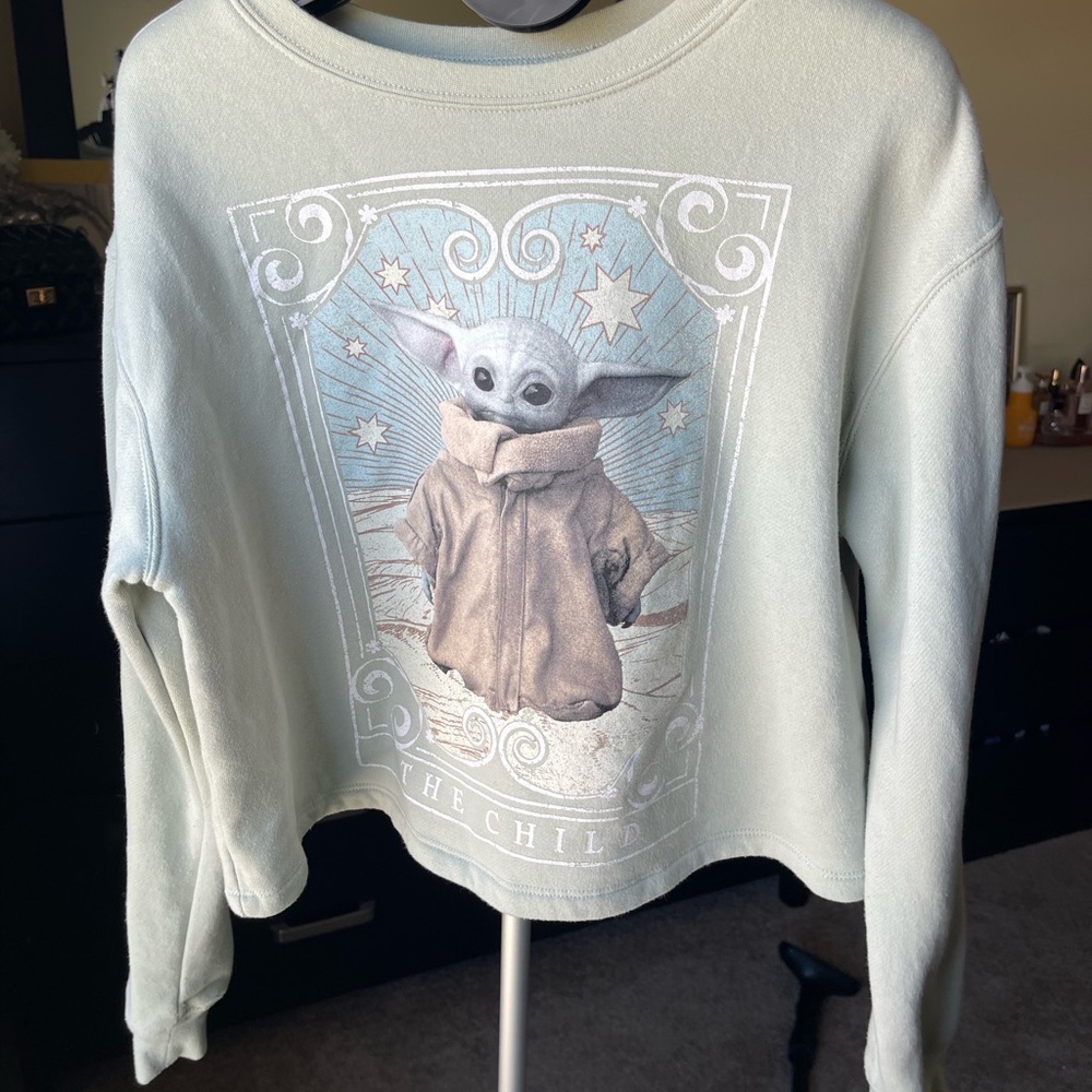 Green Baby Yoda Sweatshirt